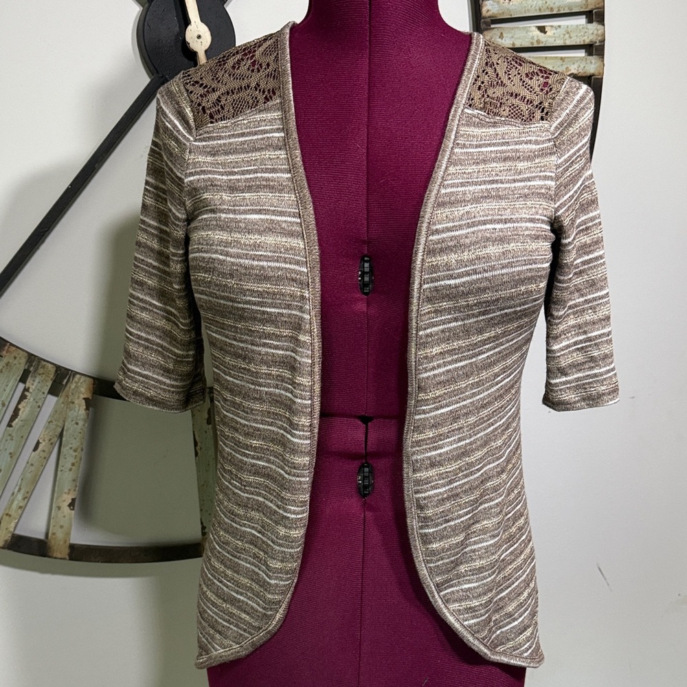 Maurices Cardigan with Lace Detail